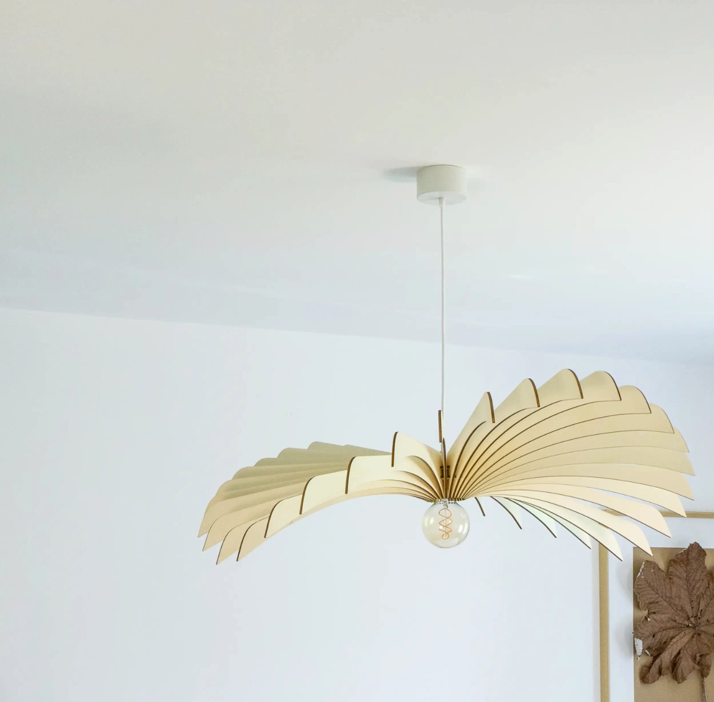 Suspension Aigle XXL en bois - Atelier Loupiote