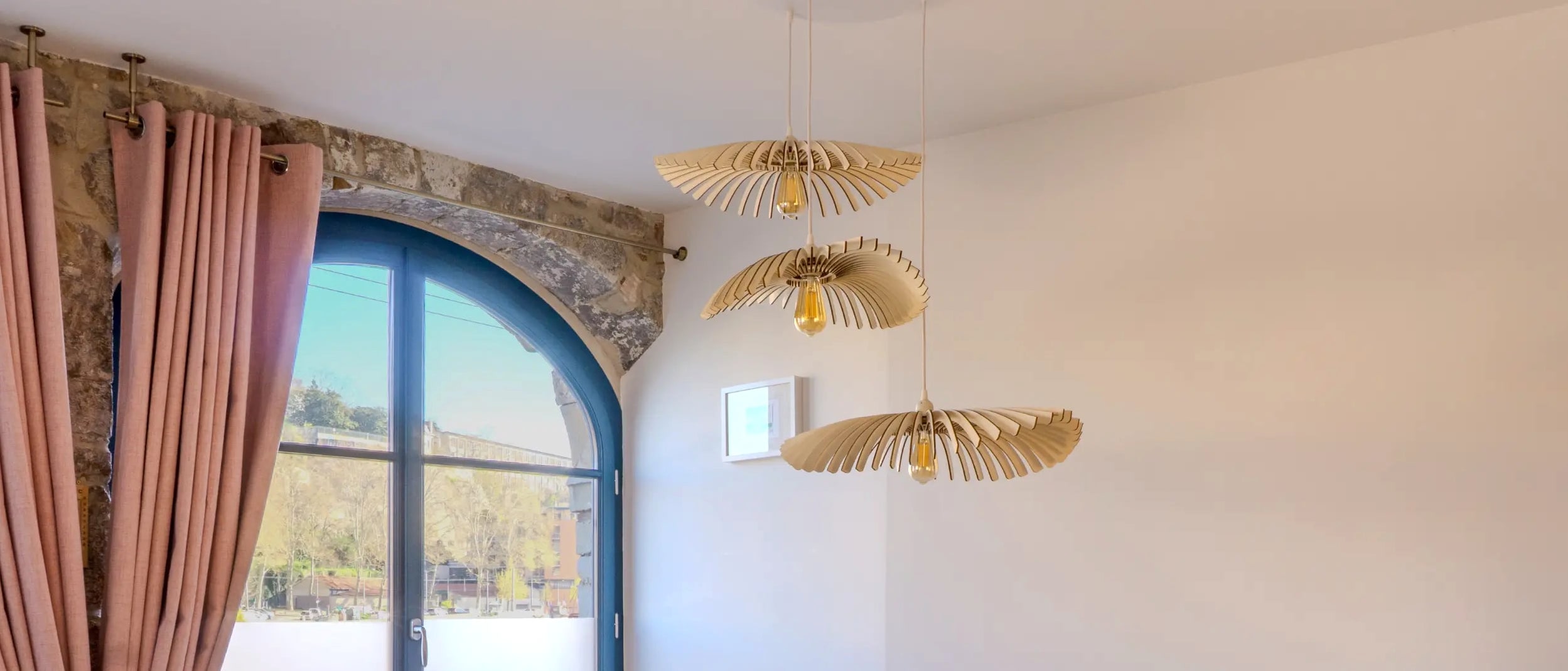 Suspension Cygne en bois - Collection Atelier Loupiote