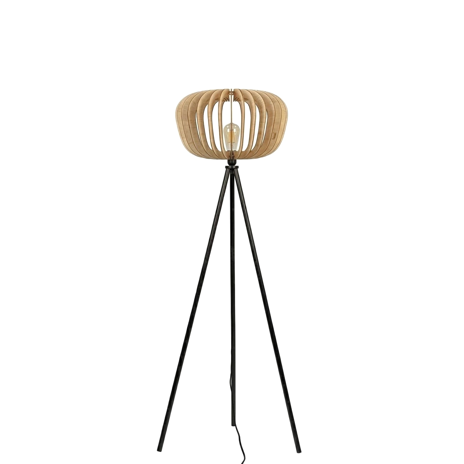 Agathe teinté Chêne | Lampadaire