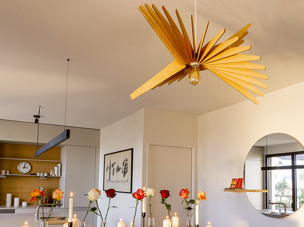 Suspension Albatros en bois - Atelier Loupiote