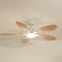 Libellule teinté Chêne | Ventilateur de plafond