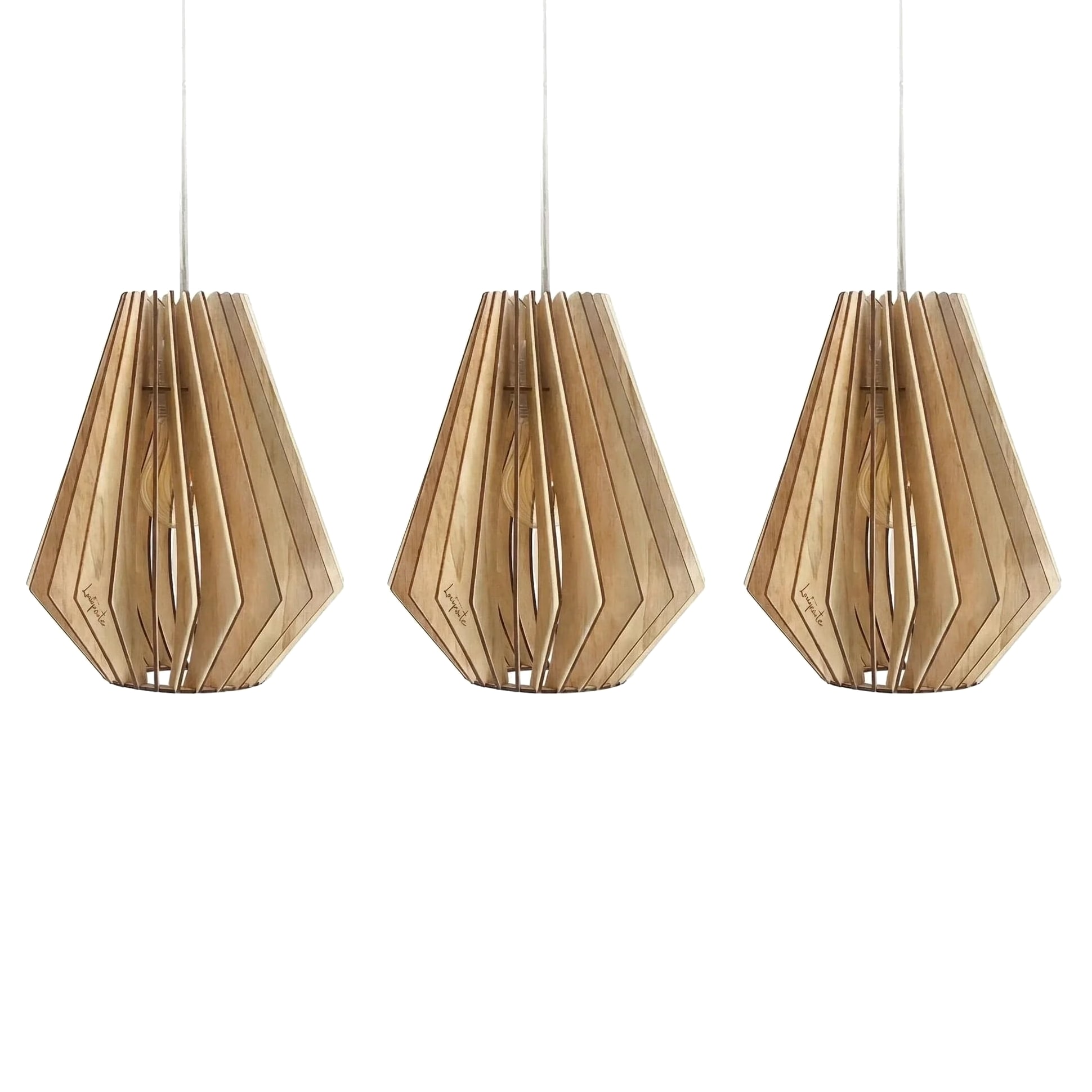 Trio Ambre teinté Chêne